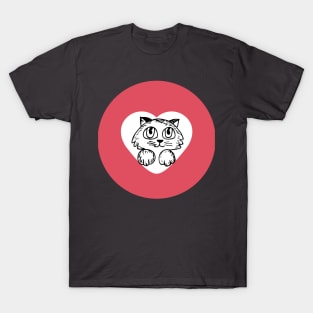 Cat lover/Cat in my heart T-Shirt